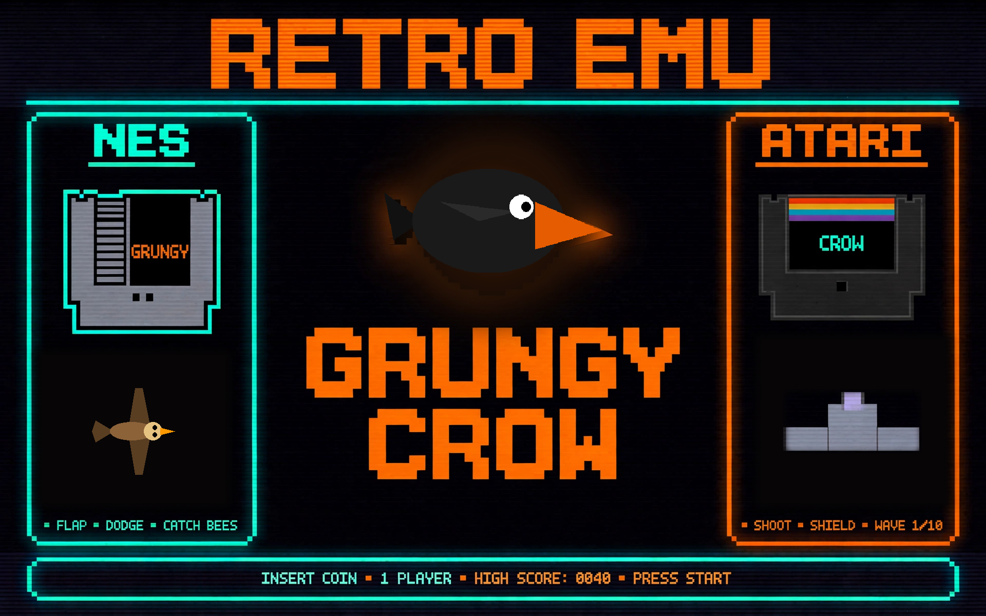 Retro EMU - Atari and NES emulator hub